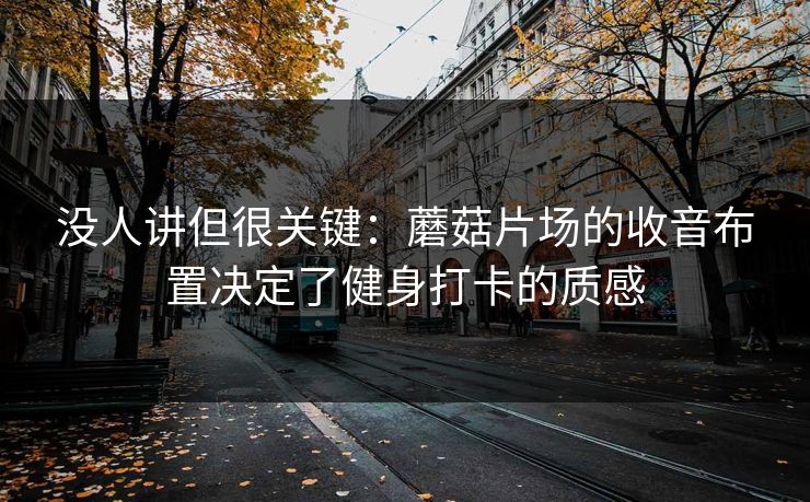 没人讲但很关键:蘑菇片场的收音布置决定了健身打卡的质感 没人讲但很关键:蘑菇片场的收音布置决定了健身打卡的质感